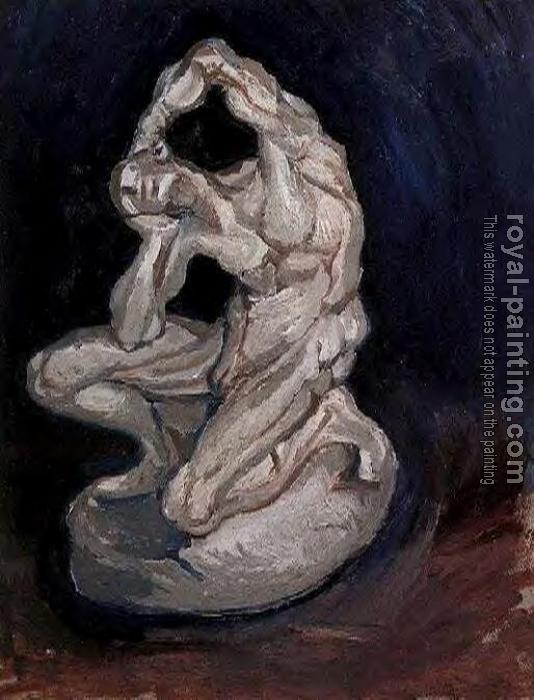 Vincent Van Gogh : Plaster Statuette of a Kneeling Man
